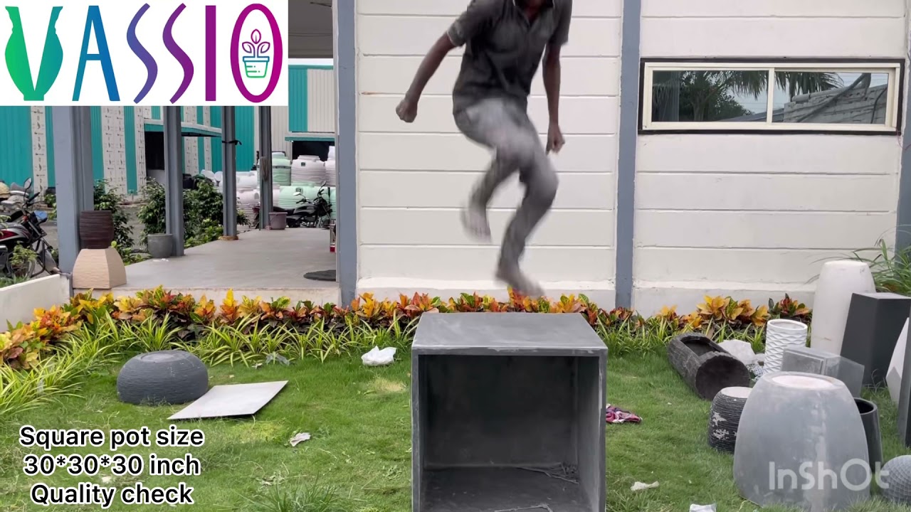 Vassio Pots & Planter | Fiberglass Big Size Planter Quality Check | Fiberglass planter Manufacture