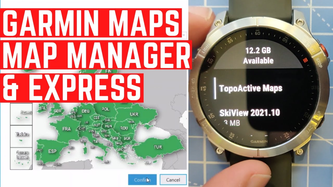 Emuler abstrakt hack How to Download Maps on Garmin Fenix 7 & Epix | Map Manager & Garmin  Express - YouTube