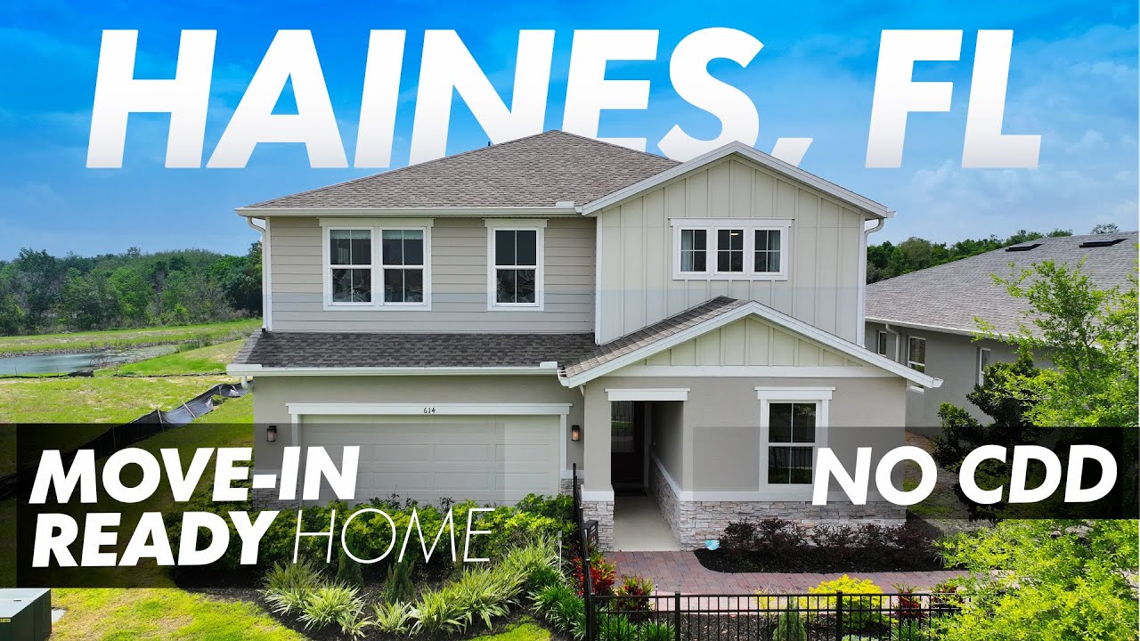 Beautiful NEW HOME in HAINES CITY MoveIn Ready! A Perfect NOCDD