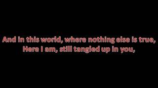 Staind - Tangled up in you lyrics chords