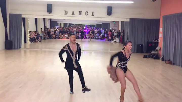 ROSEMARIE CRUZ & ERIK MUNOZ SALSA SHOW AT BLEN BLE...