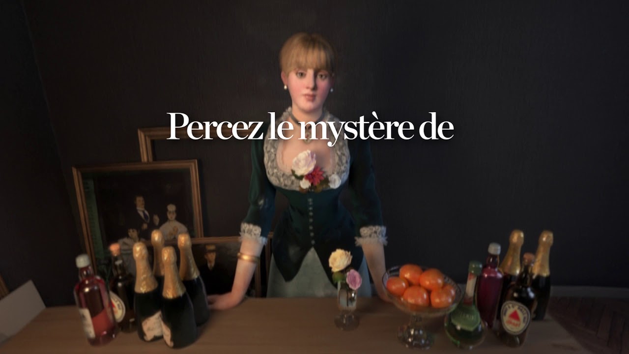 A Bar at the FoliesBergère by Edouard Oil on Canvas, 1882 Stock Photo, Royalty Free