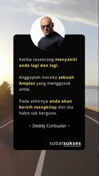 Story wa kata kata Dedy Corbuzier