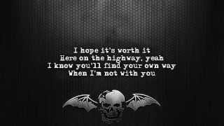 Avenged Sevenfold - Fiction [Lyrics on screen] [Full HD] chords