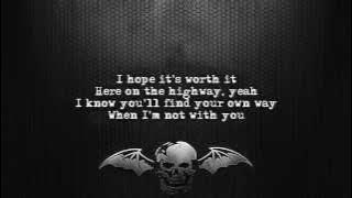 Avenged Sevenfold - Fiction [Lyrics on screen] [Full HD]