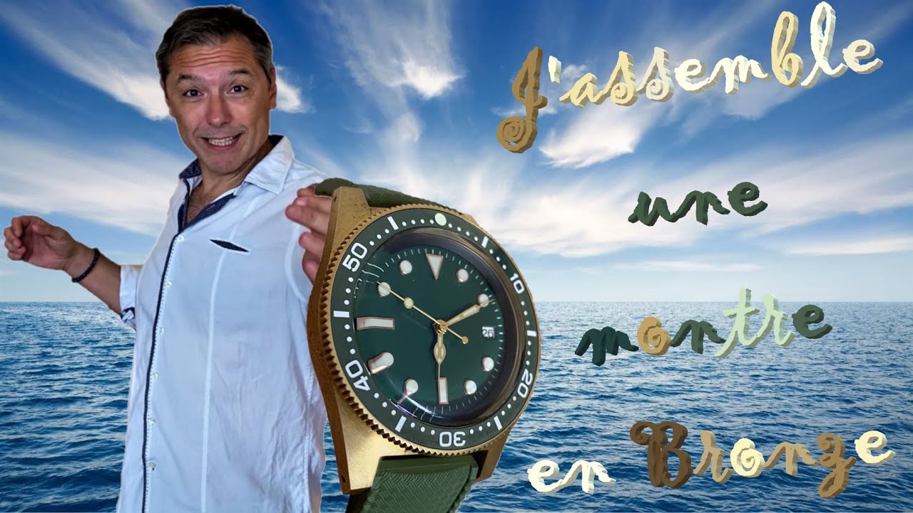 J'assemble ma Première Montre 👍 et c'est une Montre ⌚ en Bronze Verte !