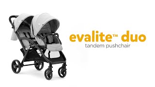 Joie evalite™ duo | Tandem Pushchair For Newborns & Toddlers | Parent-Favourite Double Pushchair screenshot 5