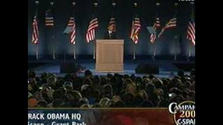 Obama Victory Speech - : Speech...