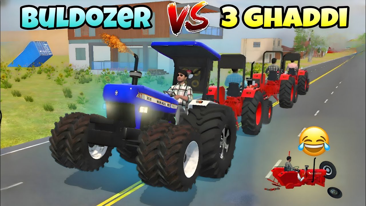 गुरुवीर से टोचन करना पड़ गया भारी! 😱 Buldozer vs 3 ghaddi | IVS 3D