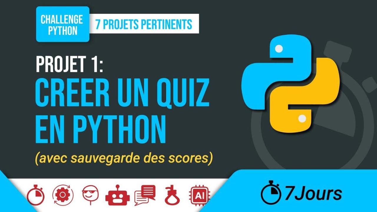 Jour1 : Créer un Quiz en python | TutoPython | Dictionnaires - YouTube