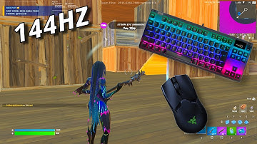 Steelseries Apex Pro TKL ASMR Chill😴Satisfying Fortnite Omnipoint Switch🤩| 144 FPS Smooth 4K| Ryzu 🏆