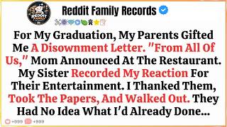 For My Graduation, My Parents Gave Me A Disownment Letter “From All Of Us”