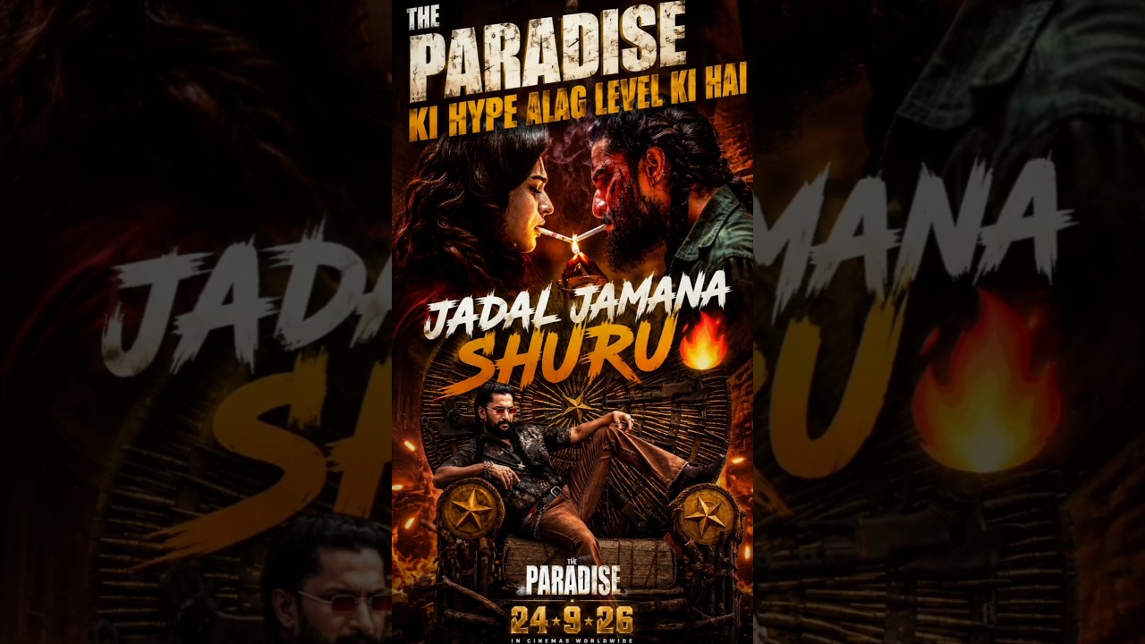 the paradise movie promotion | #shorts #viralvideo #theparadise #nani #kayadulohar  #raghavjuyal