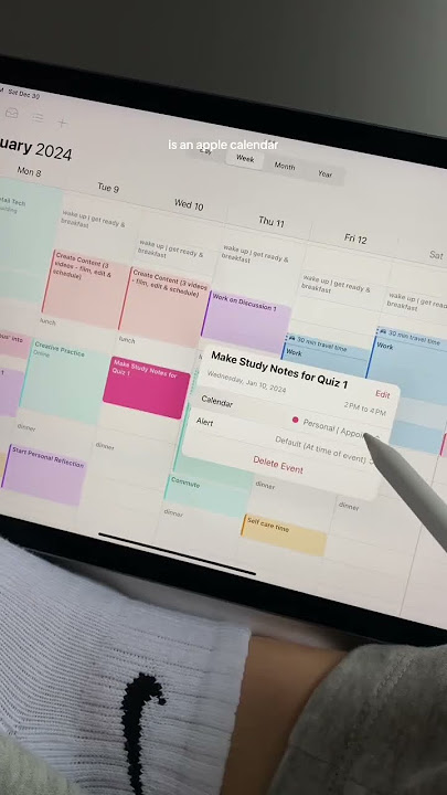 Apple calendar #ipad #ipadplanning #digitalplanning #organization #googlecalendar #ical