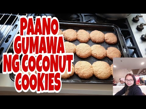 Video: Paano Gumawa Ng Mabilis Na Coconut Cookies