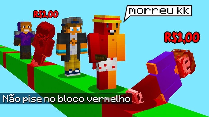 😱 3 Pessoas controlam 1 JOGADOR NO MINECRAFT 