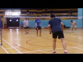 Teckwah staff clubs badminton day 1