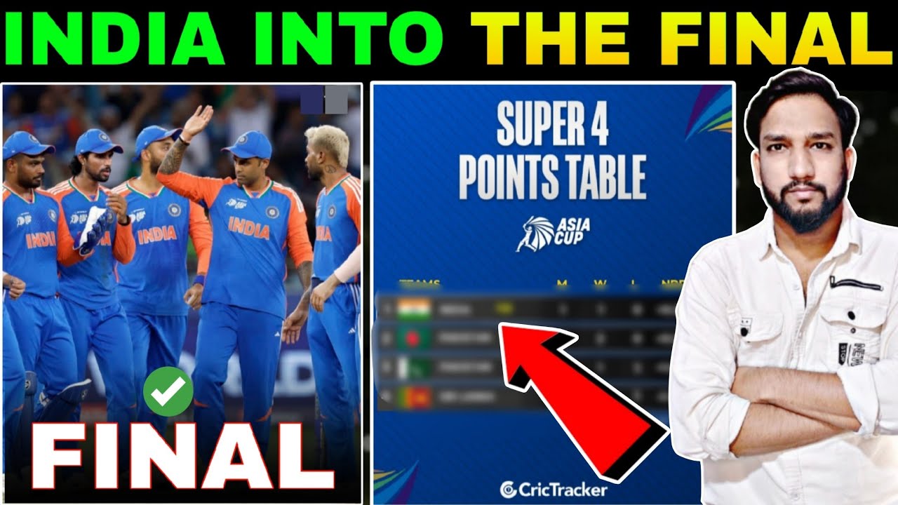 Pak Table Asia cup 2025: Super-4 Points Table after 'Ind vs Pak' || IND Destroy ...