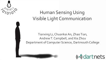 Human Sensing Using Visible Light Communication (MobiCom 2015)