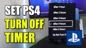 How to SET Auto Off Timer on PS4 Console (Best Method)