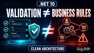 24.Input Validation vs Business Rules | Don’t Mix Them in Clean Architecture