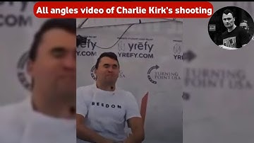 All angles video of Charlie Kirk’s shooting Does the Bullet bounce off his bulletproof vest & neck