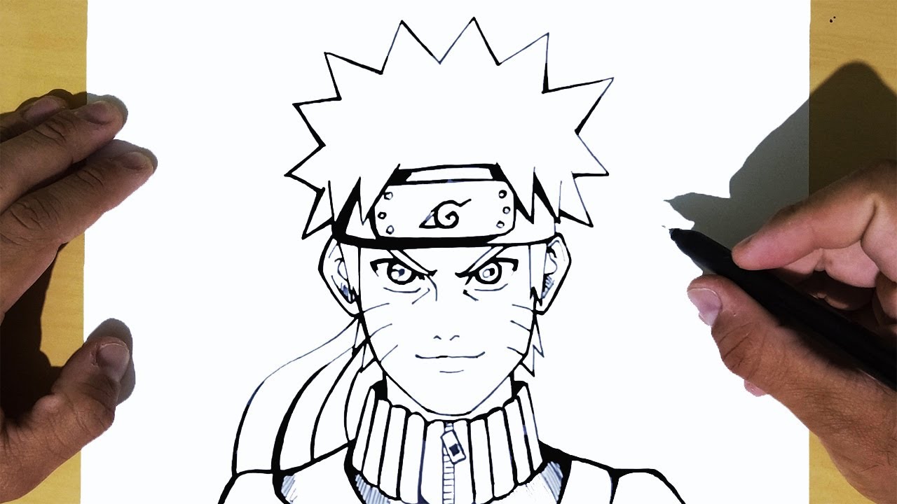 COMO DESENHAR O NARUTO UZUMAKI [NARUTO SHIPPUDEN] PASSO A PASSO, FÁCIL ...