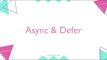 #5- Async & Defer (Modern JavaScript For Beginners)