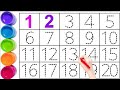 Numbers 1-20 for Kids | Fun Learning with Colors and Songs #counting #numbers #kids #baby 
