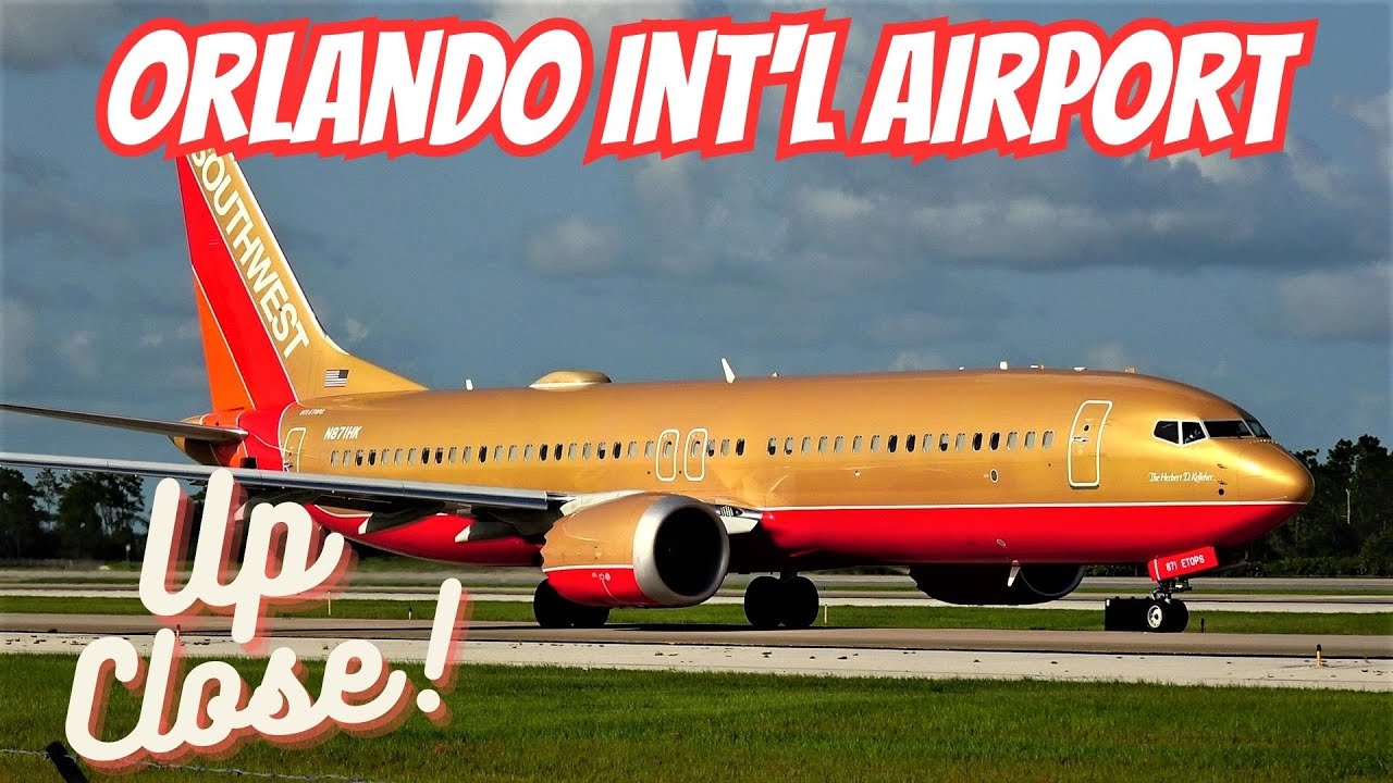 ⁣[4K] UP CLOSE AFTERNOON | PLANE SPOTTING 8/21/23 | ORLANDO INTL AIRPORT #aviation #planespotting