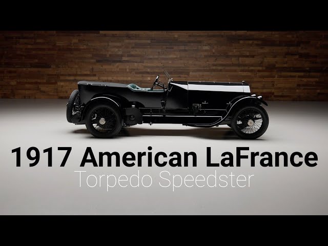 1917 American LaFrance Torpedo Speedster - Selling Saturday April 27 - Enthusiast Auction