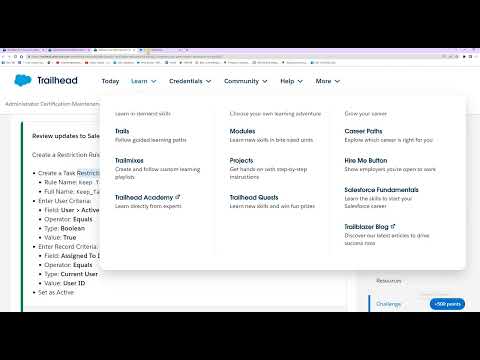 Administrator Certification Maintenance Spring '22   Maintain Your Administrator Certification for S
