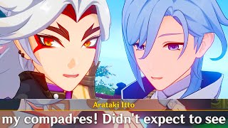 Meet With Ayato & Itto Cutscene Akitsu Kimodameshi Event Genshin Impact