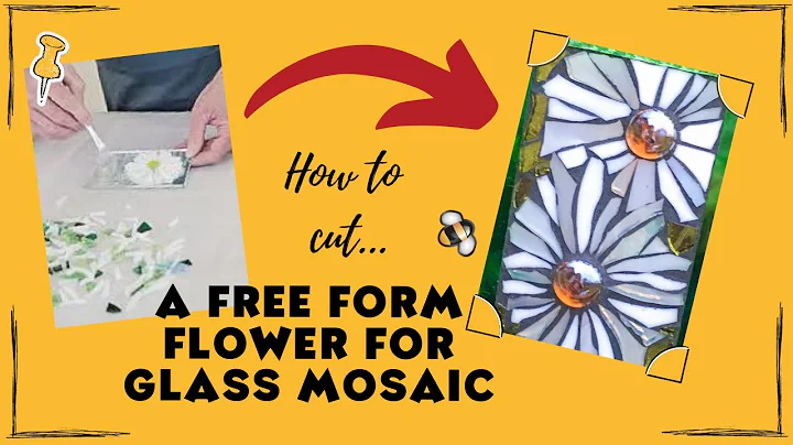 How to cut a free form flower in stained glass for...