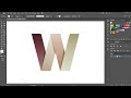 How to Create a Letter W Logo  in Adobe Illustrator