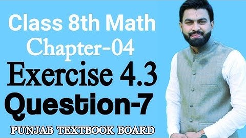 Class 8th Math Unit 4 Exercise 4.3 Question 7- 8th Class Maths Exercise 4.3 Q7-Financial Arithmetic