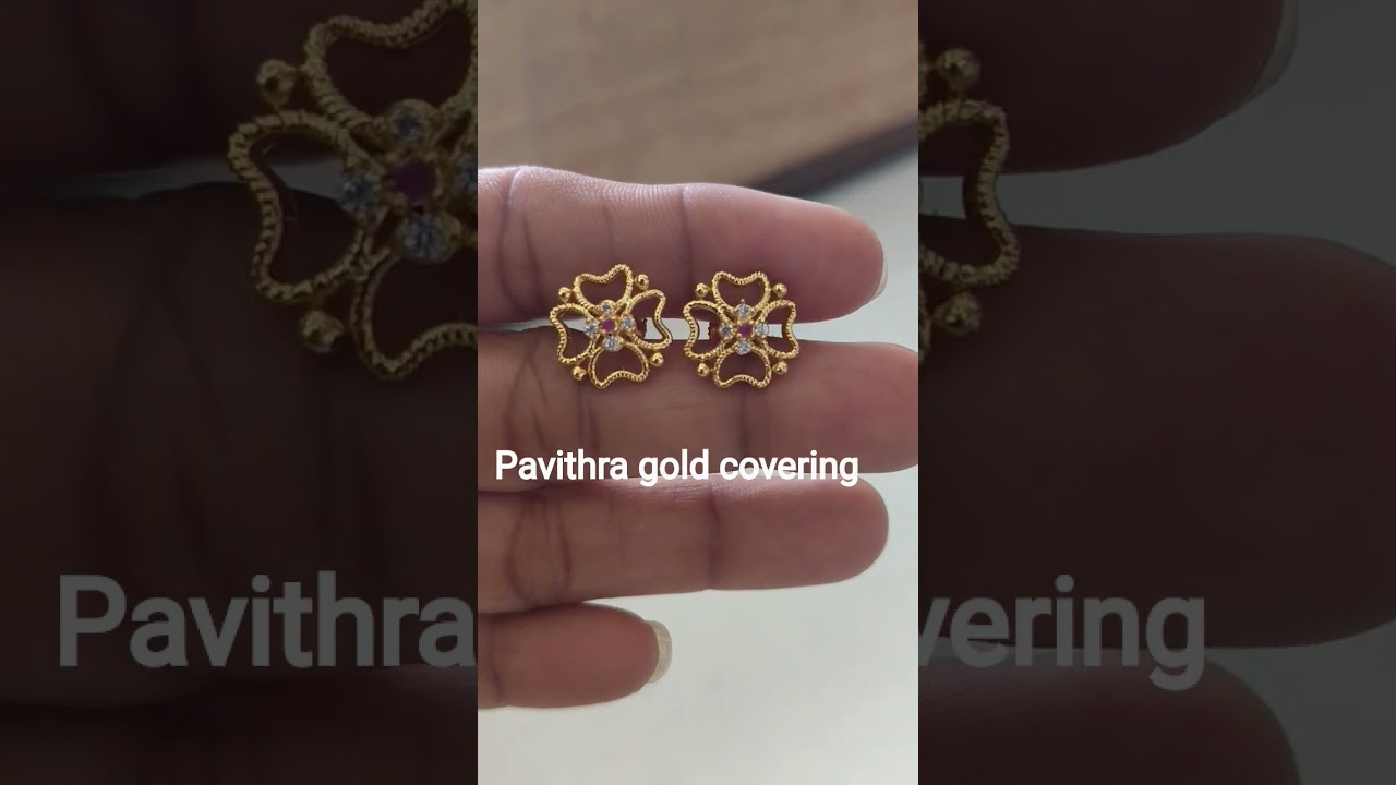 gold replica look like 4 grams earring to order WhatsApp 8122868681