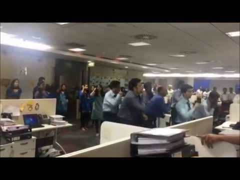 Flash mob Ernst & Young Pune office EY India Careers - YouTube