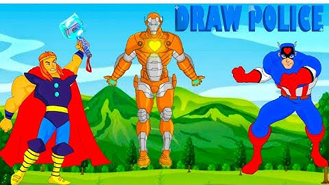 Draw Police Tricky Puzzle - New Update level 100-180 Android gameplay walkthrough ios-andirod HD