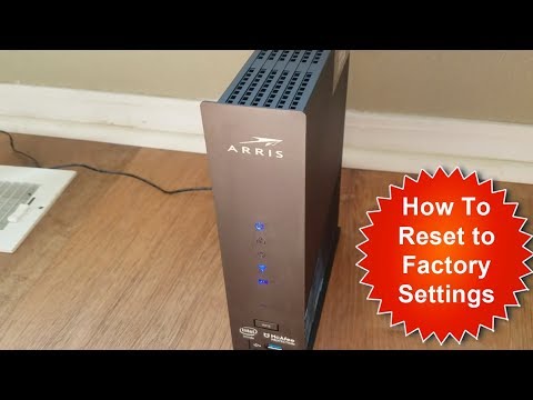 How to Factory Reset ARRIS Surfboard to Default Settings