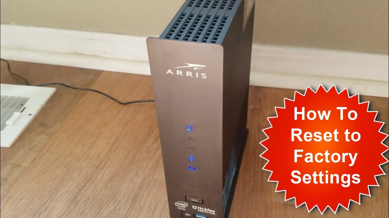 How to Factory Reset ARRIS Surfboard to Default Settings