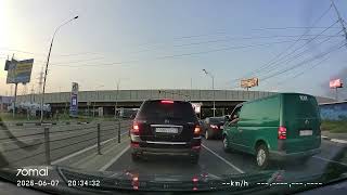 Driving in Moscow agglomeration: Дзержинский - Люблино - Текстильщики 07/06/2025 (timelapse 4x)