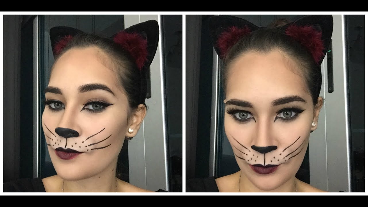 Tutorial de Halloween / Maquillaje de Gato / Carla Calvo - YouTube