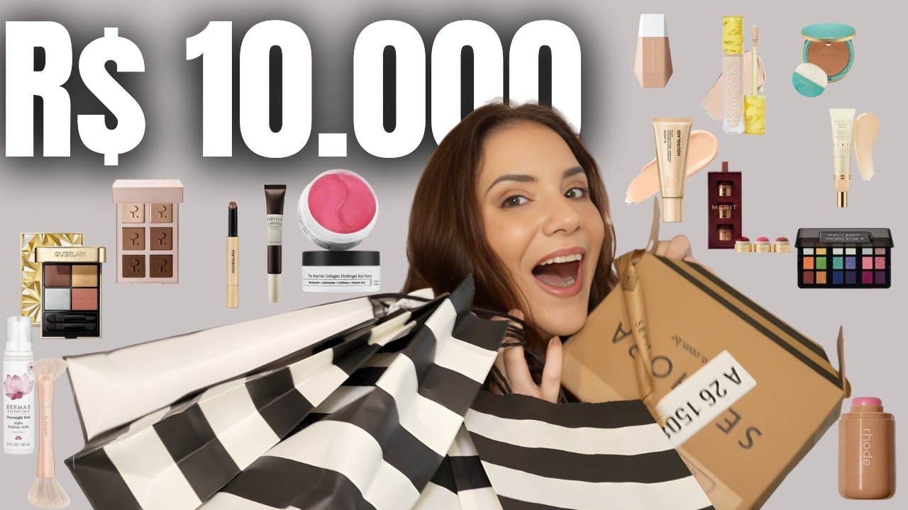 SEPHORA HAUL: R$10.000 em Maquiagem Importada | O que VALE A PENA?