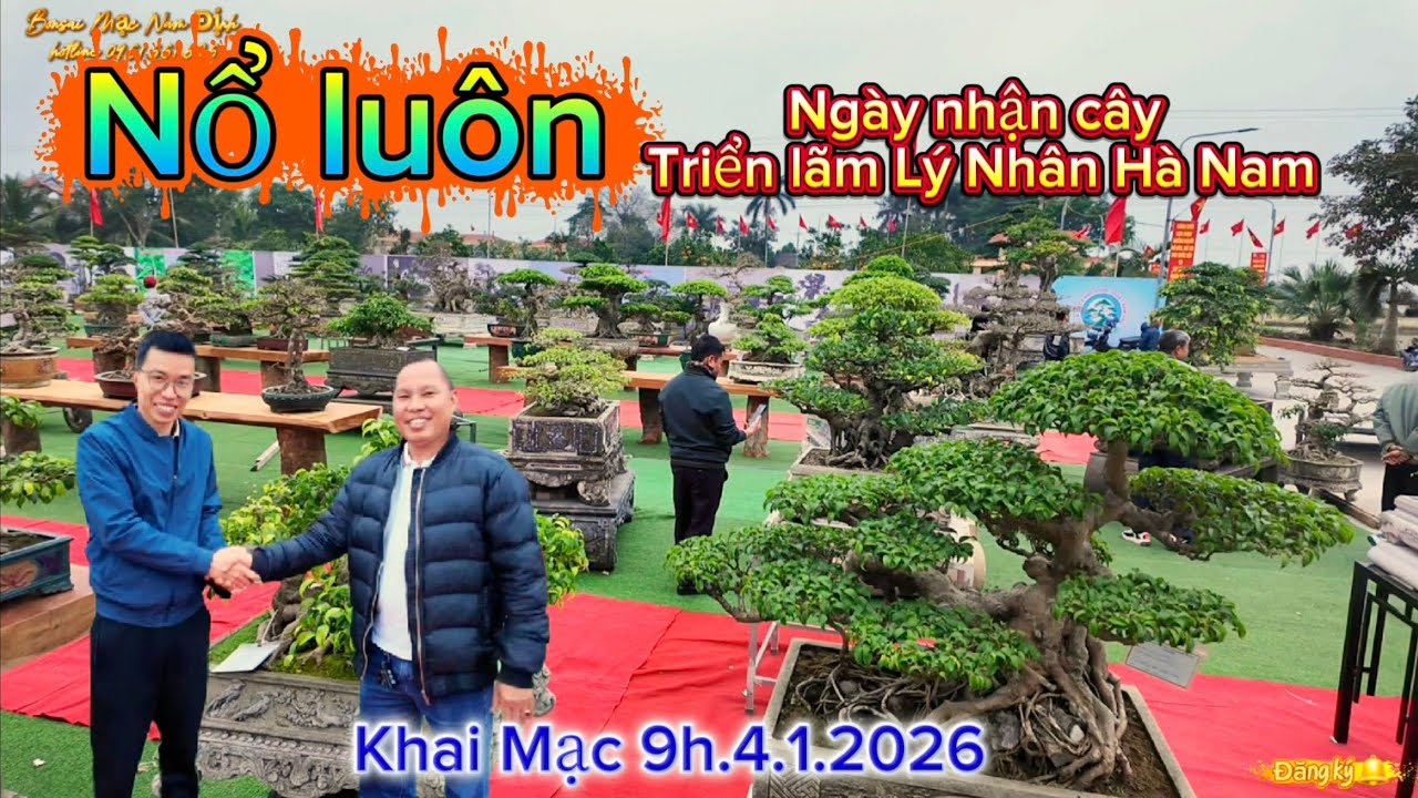 Nổ ngay ngày nhận cây tại triển lãm CLB Nam Cao Lý Nhân Ninh Bình
