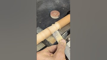 Carving with my Lathe is oddly satisfying to watch #carving #lathe #satisfying