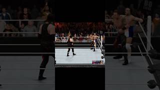 WWE 2K16 - Kane Double Chokeslam on Bo Dallas & Heath Slater