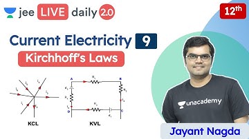 JEE: Current Electricity L9 | Kirchhoff
