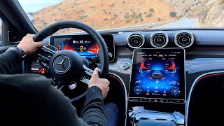 2023 Mercedes AMG C63 S - NEW BRUTAL Drive Review Interior Exterior