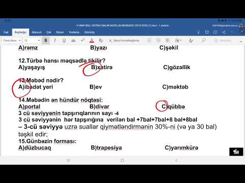 4-cü sinif təsviri incəsənət BSQ-1